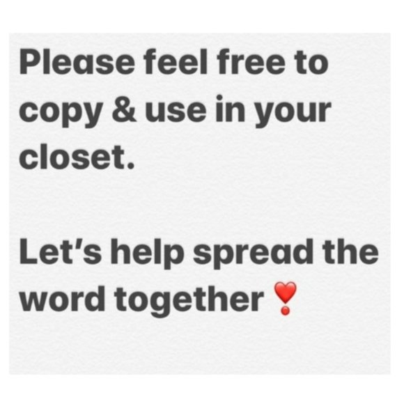 Poshmark takes 20% OR MORE sometimes! Please consider this when sending offers. - Picture 2 of 2